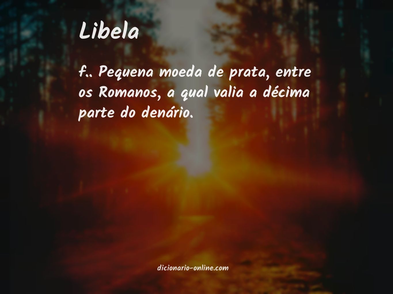 Significado de libela