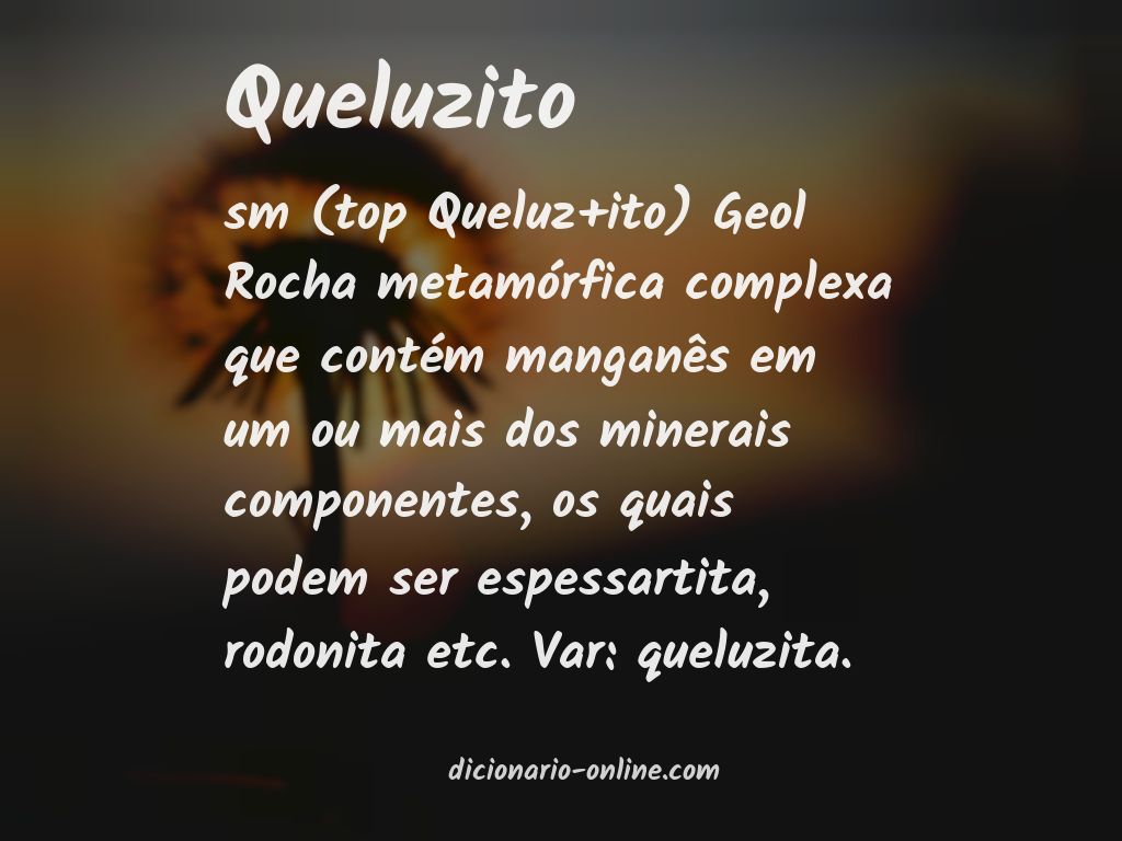 Significado de queluzito