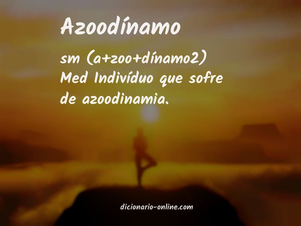 Significado de azoodínamo