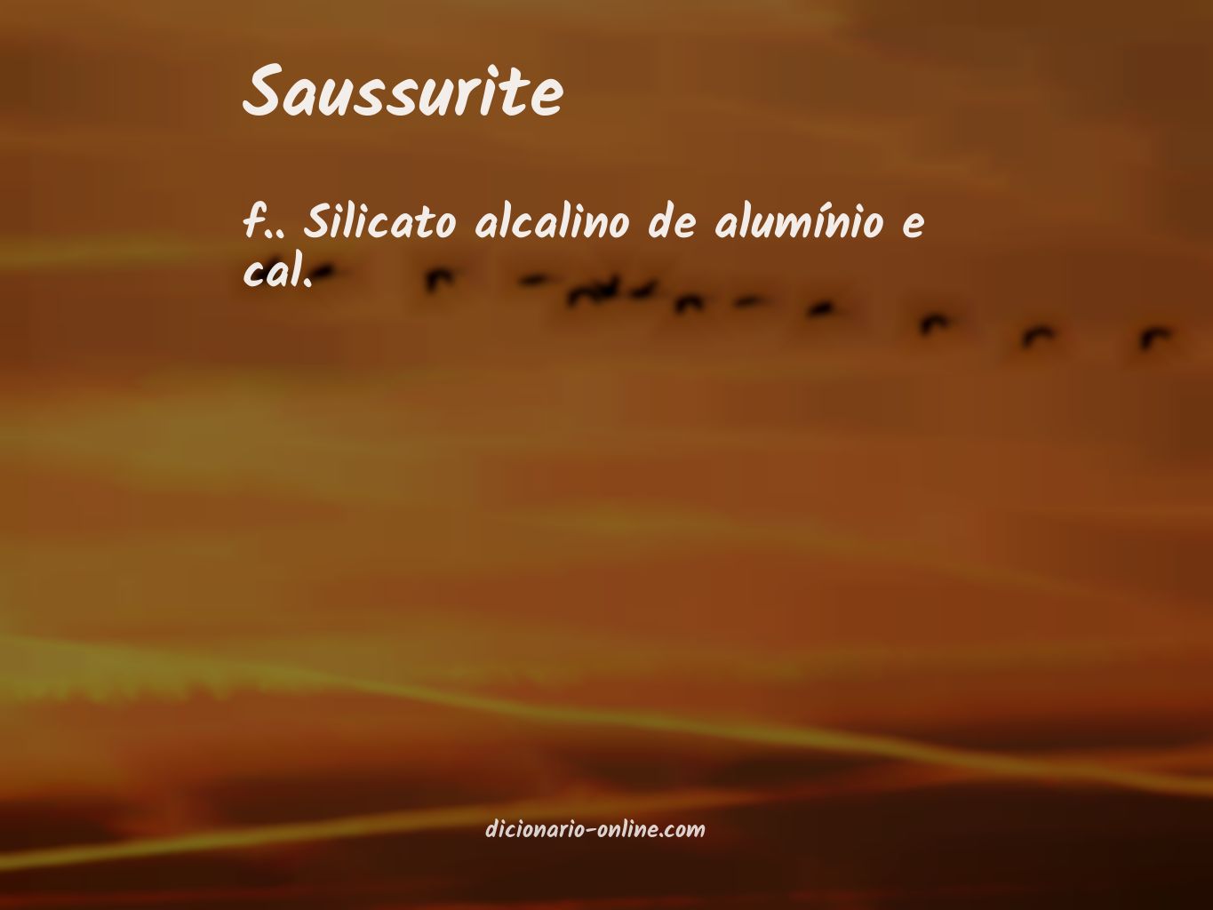 Significado de saussurite