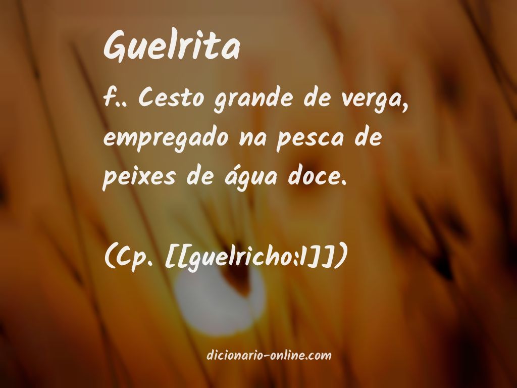 Significado de guelrita