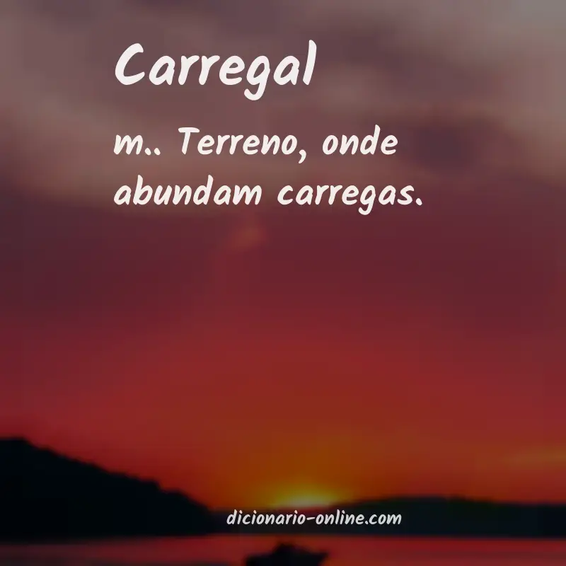 Significado de carregal