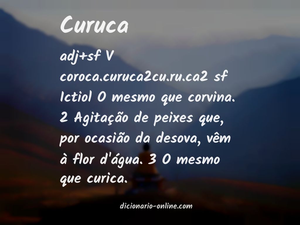 Significado de curuca