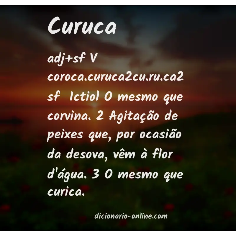 Significado de curuca