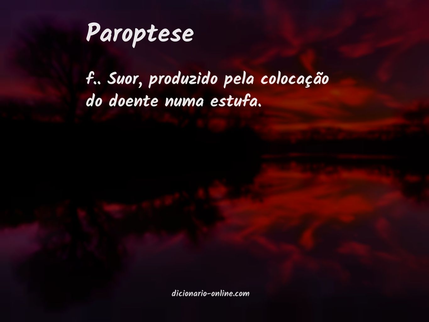 Significado de paroptese