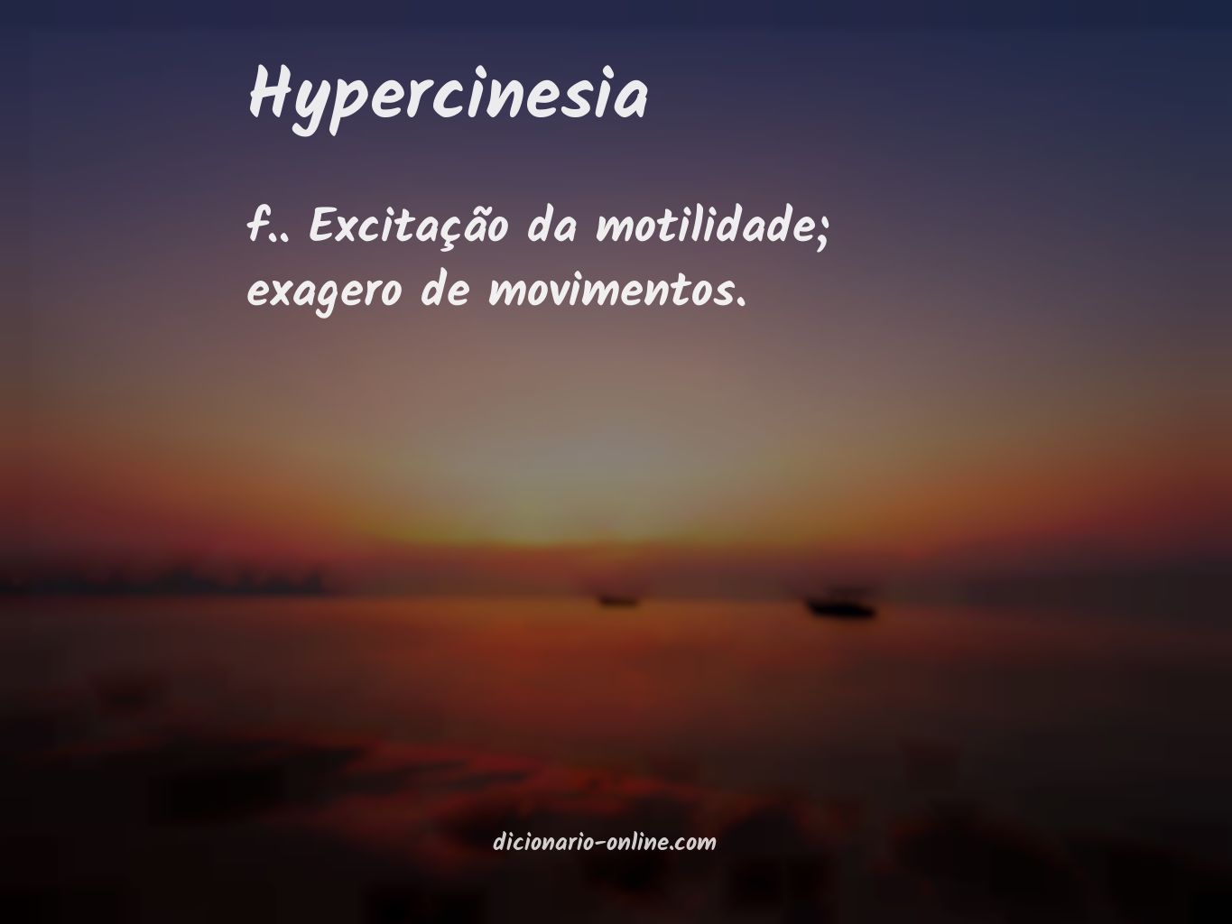 Significado de hypercinesia