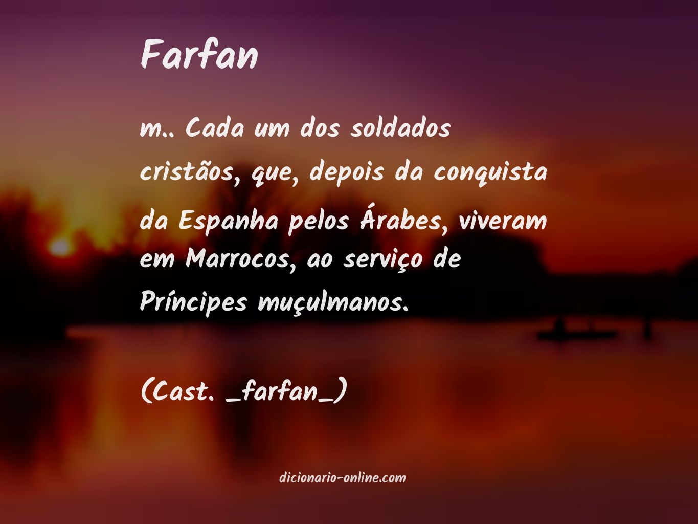 Significado de farfan