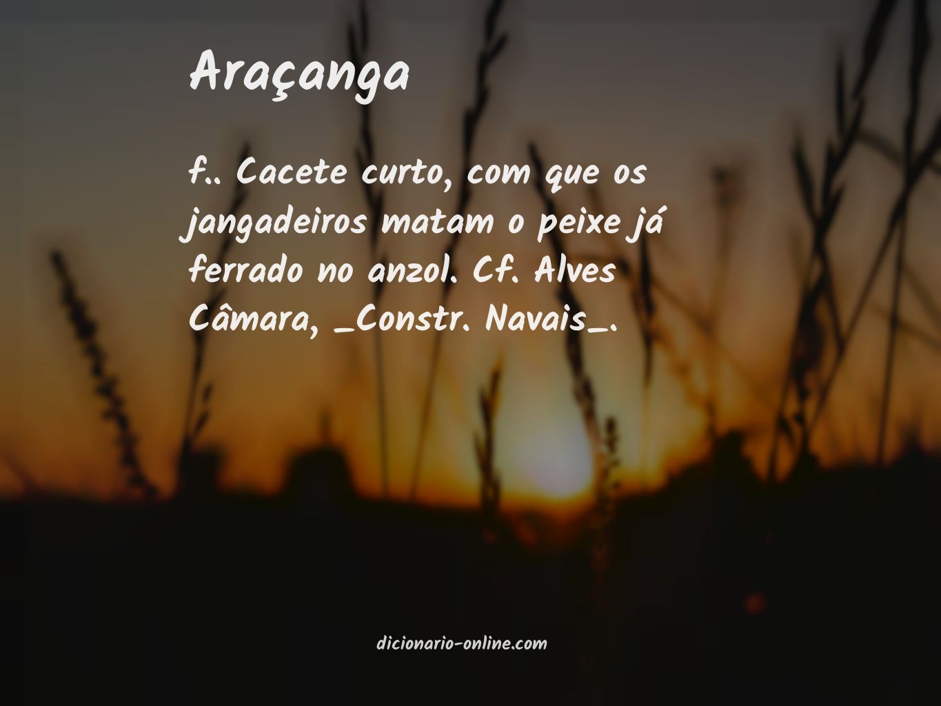 Significado de araçanga