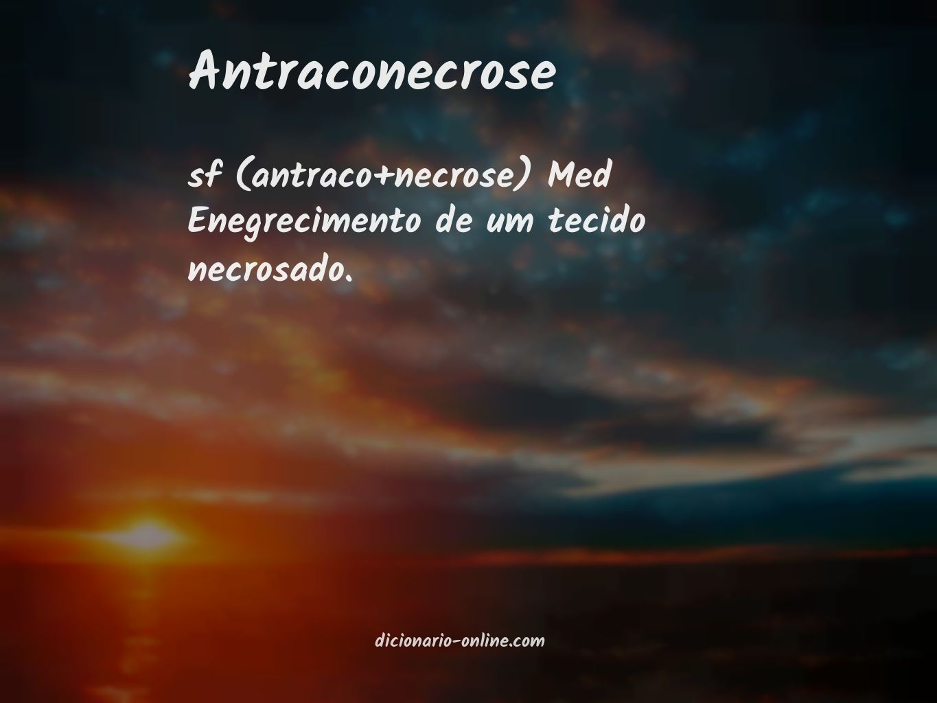 Significado de antraconecrose