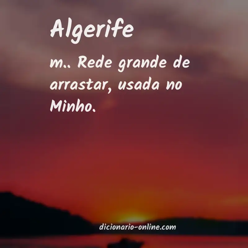 Significado de algerife