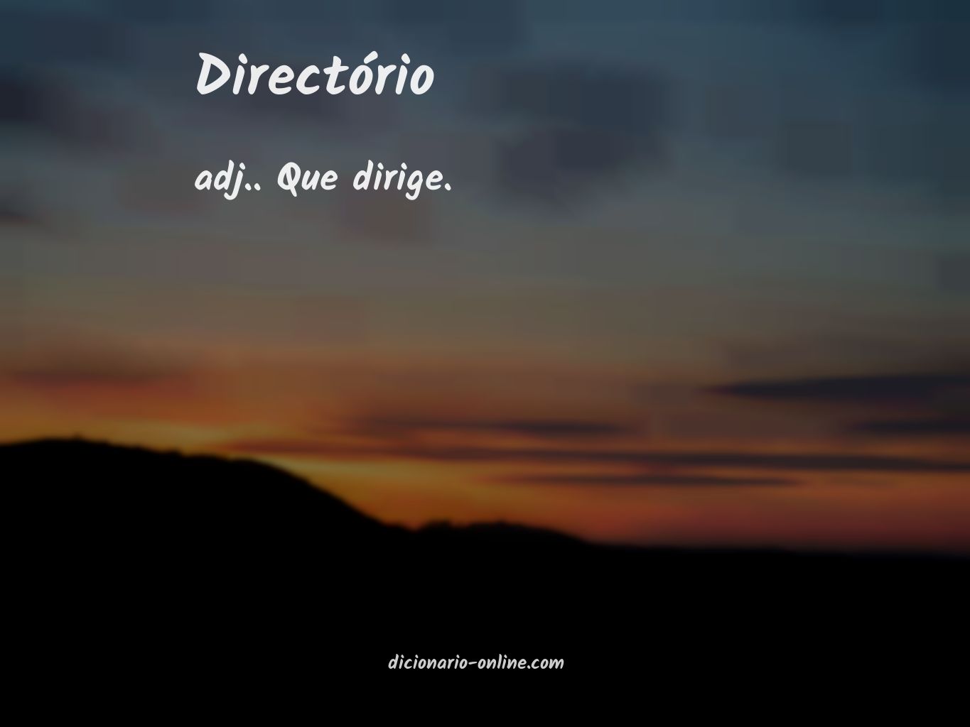 Significado de directório