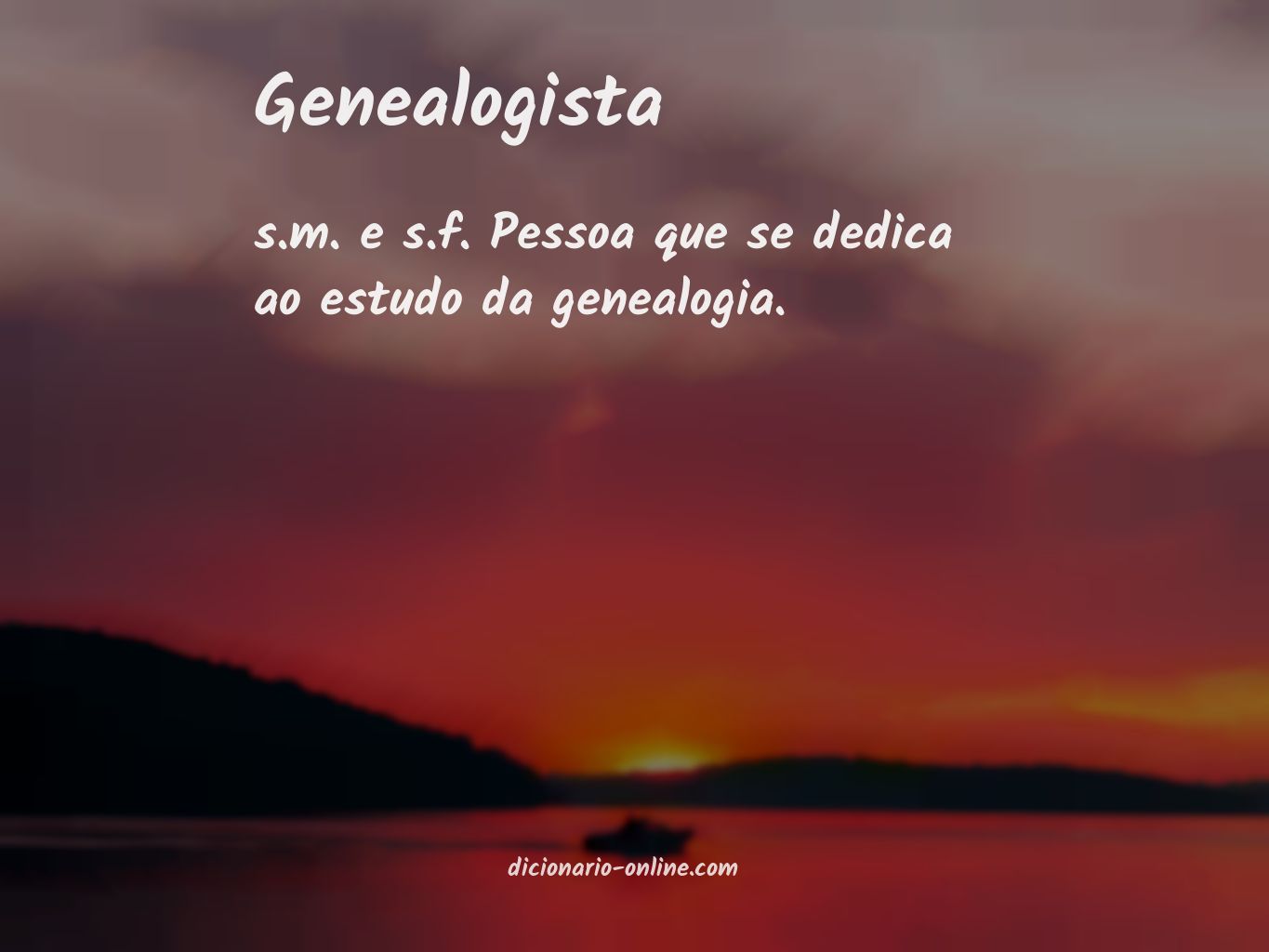 Significado de genealogista