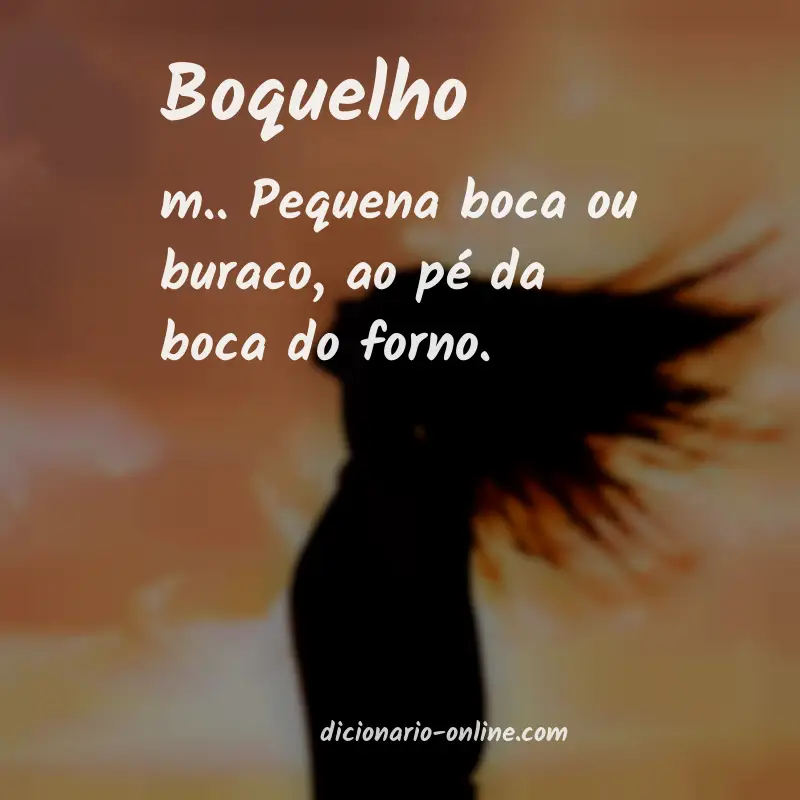 Significado de boquelho