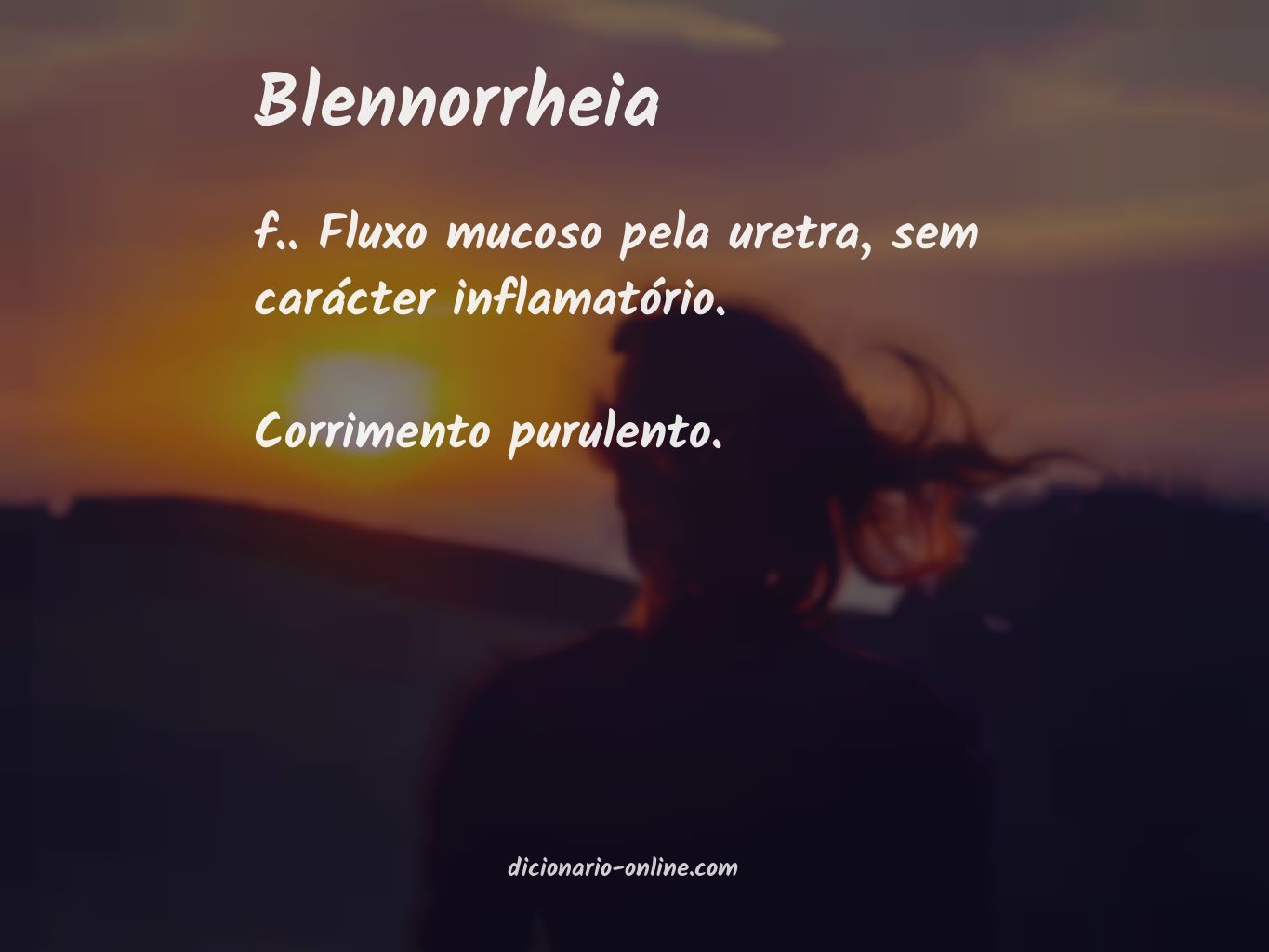 Significado de blennorrheia