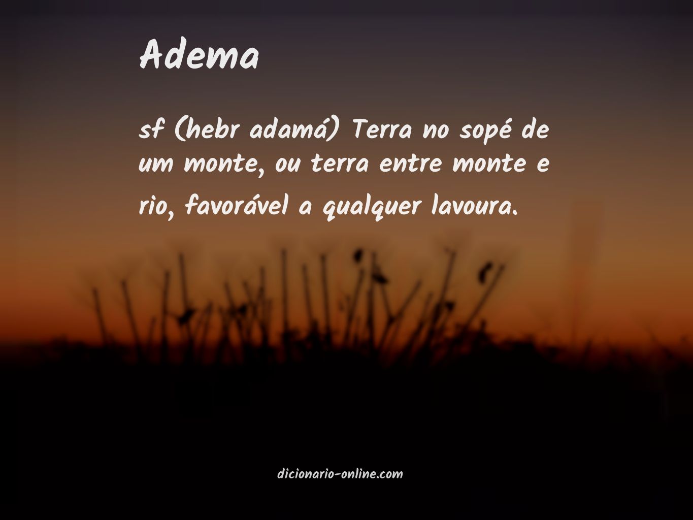 Significado de adema