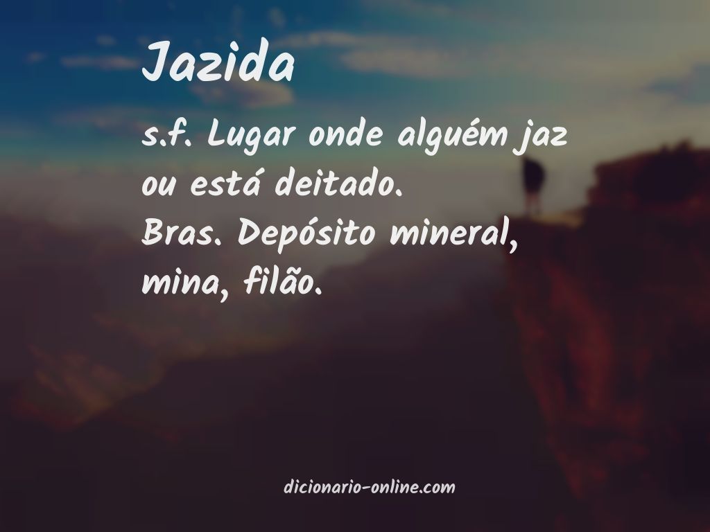 Significado de jazida