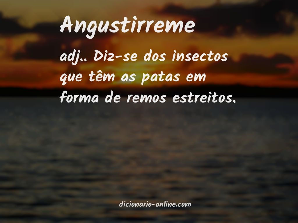 Significado de angustirreme