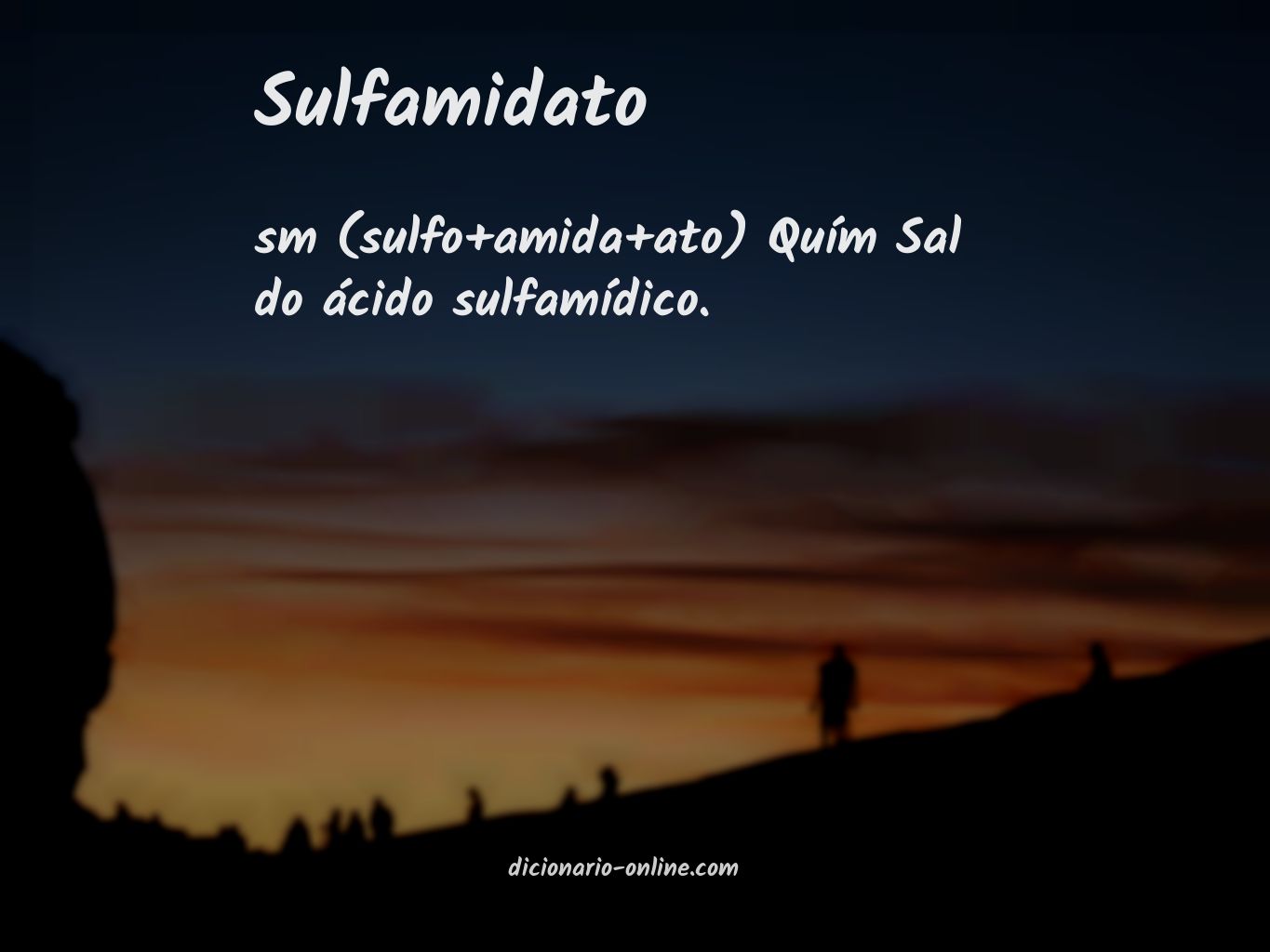 Significado de sulfamidato