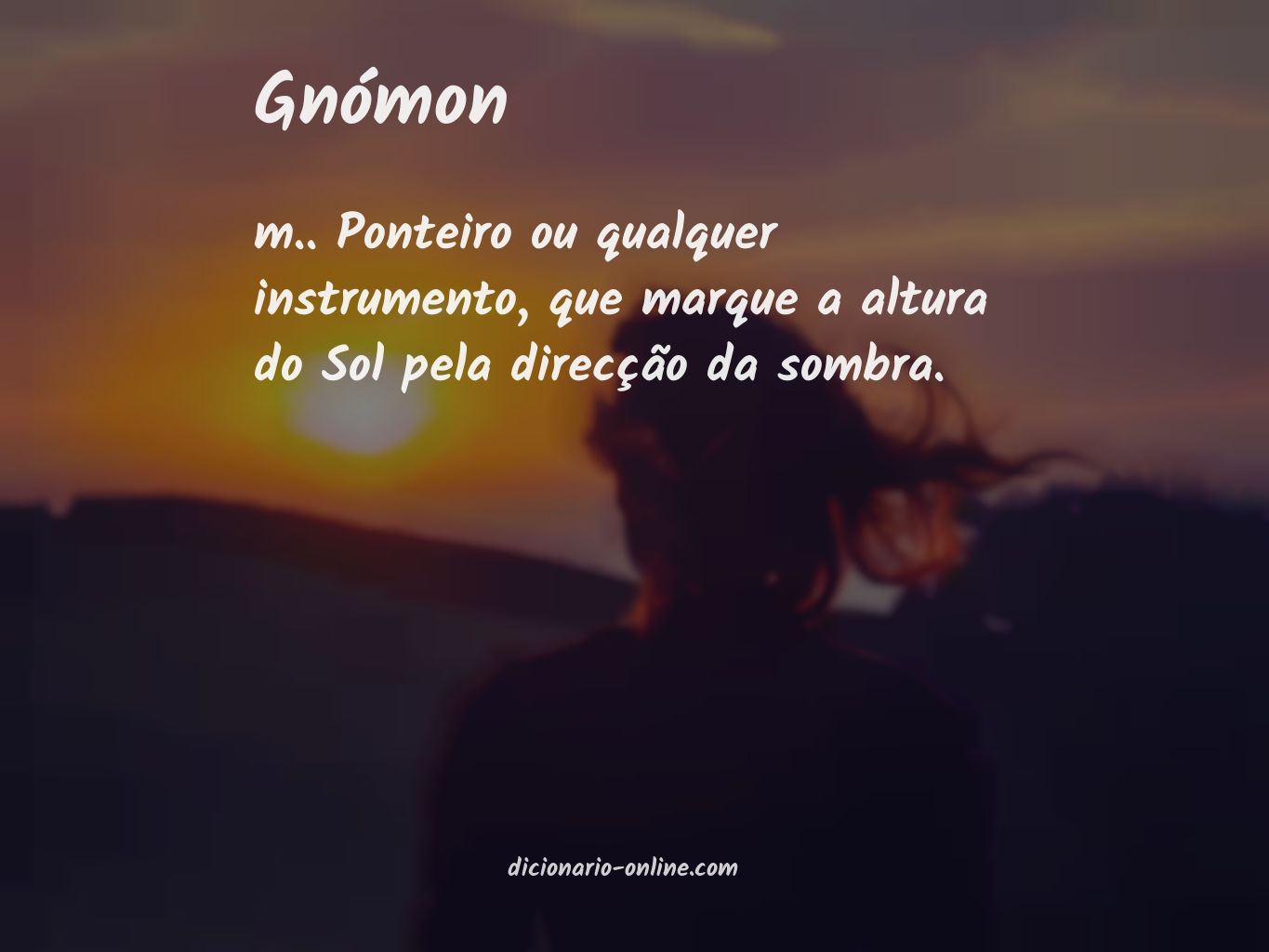 Significado de gnómon