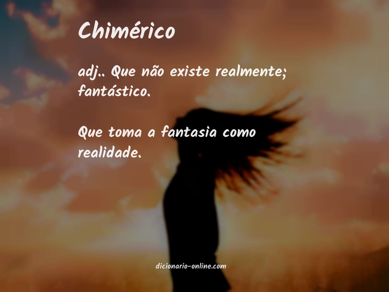 Significado de chimérico