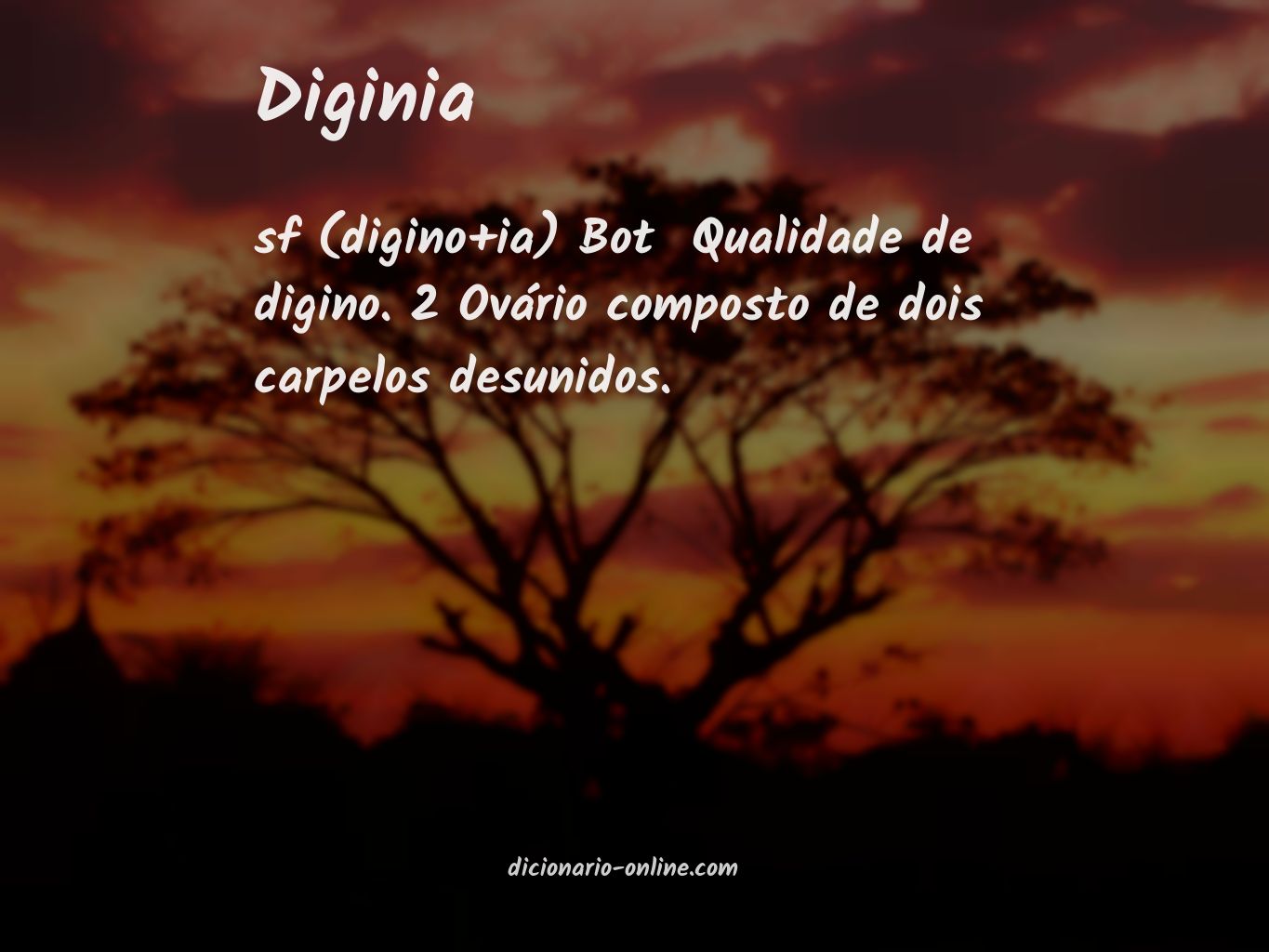 Significado de diginia