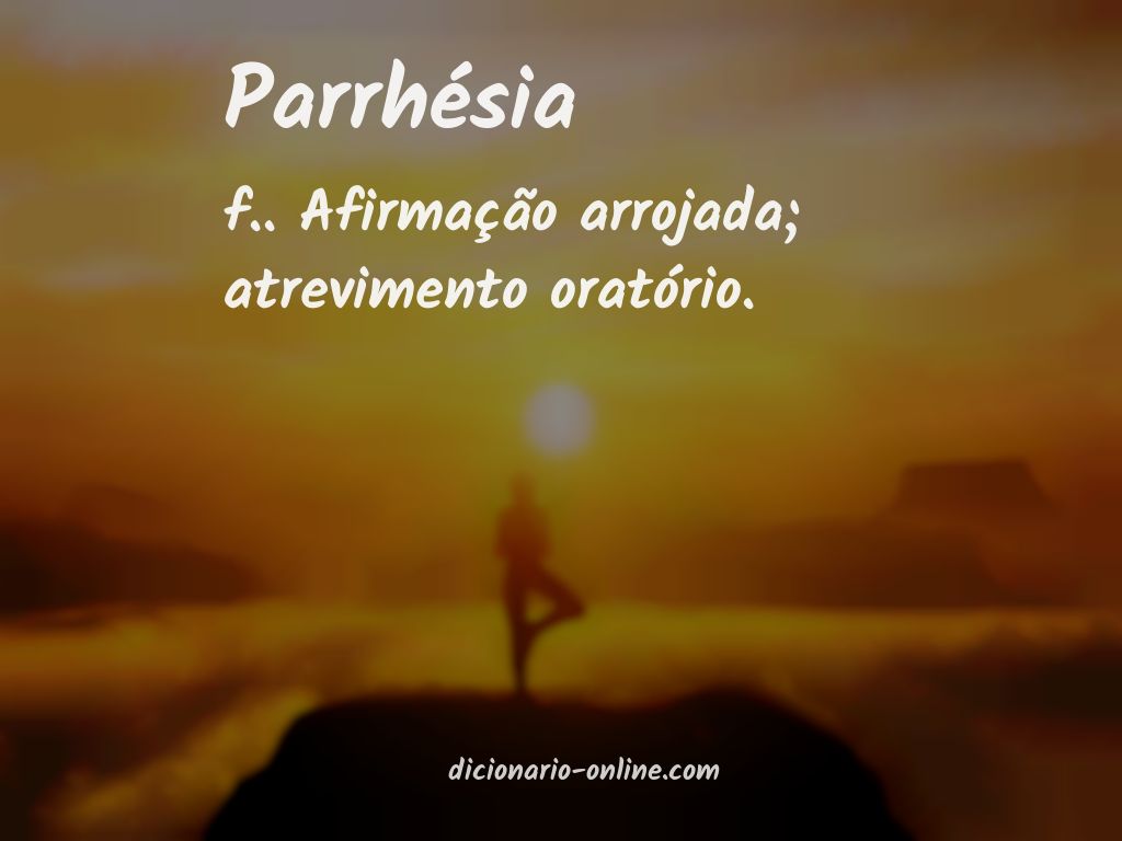 Significado de parrhésia