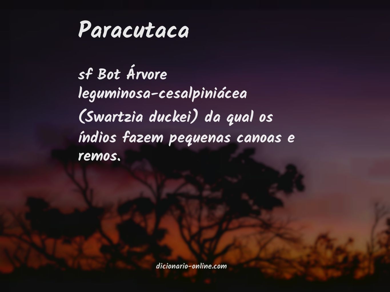 Significado de paracutaca