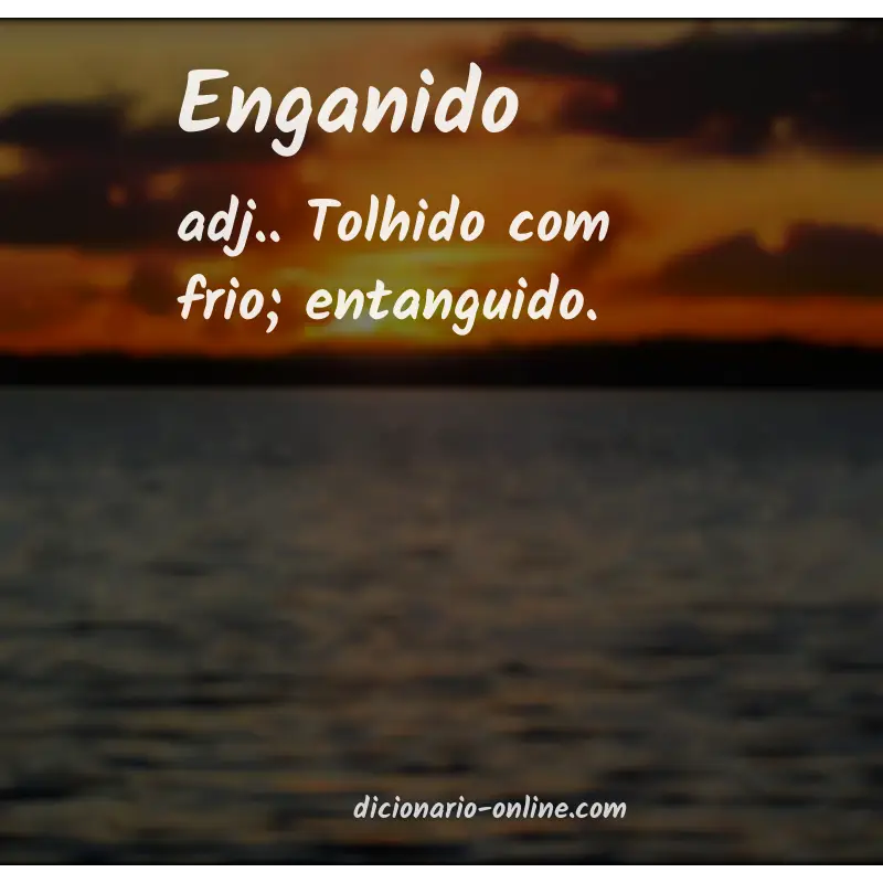 Significado de enganido