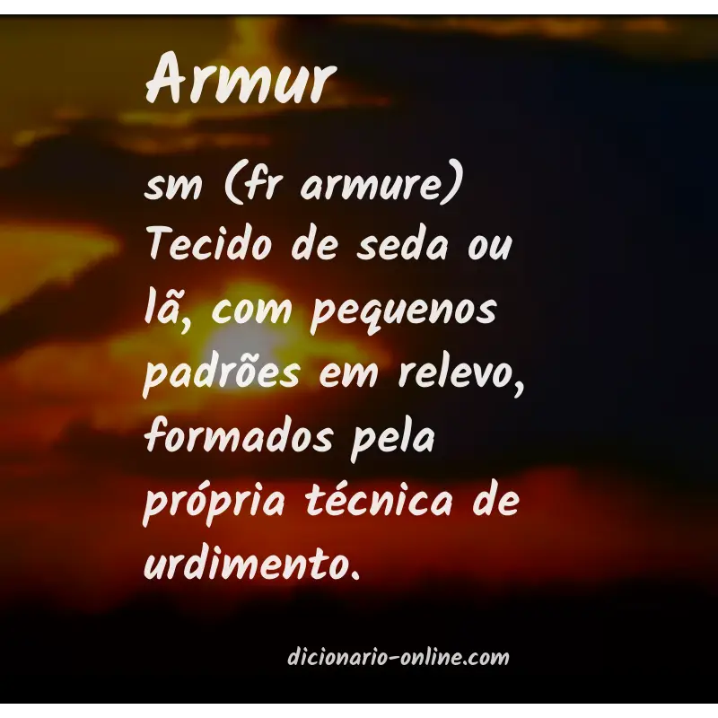 Significado de armur