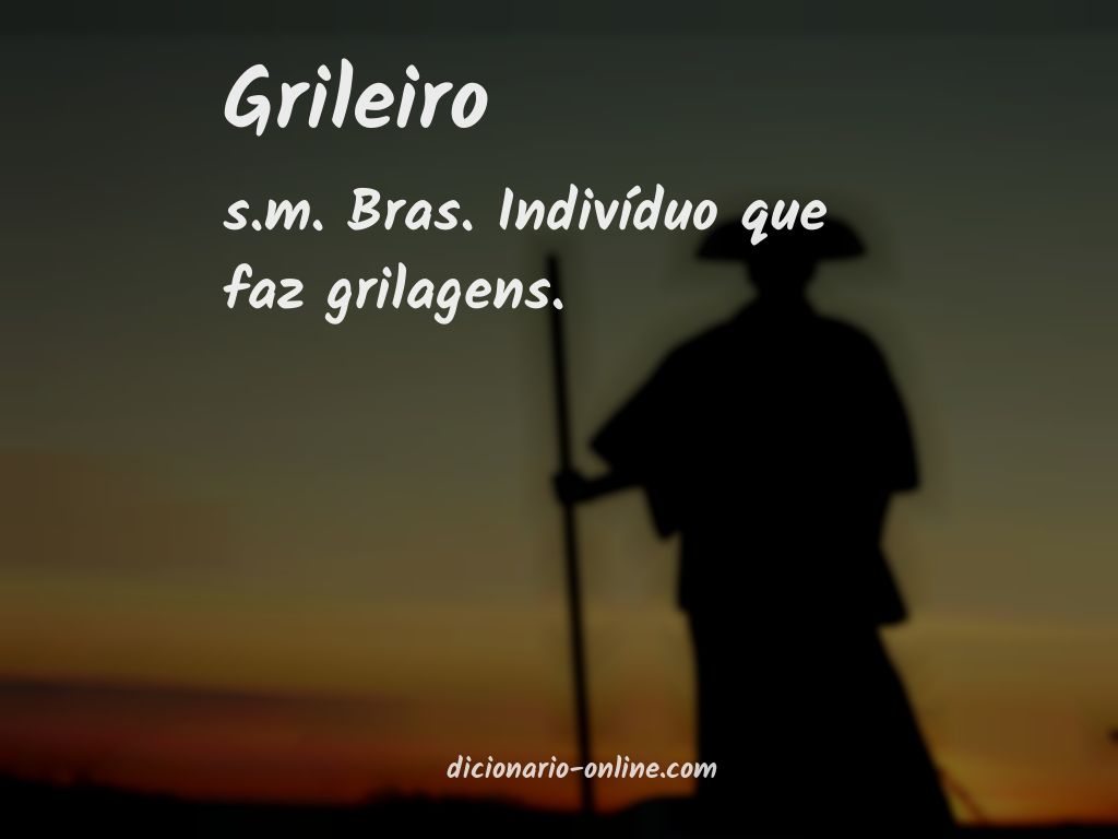 Significado de grileiro