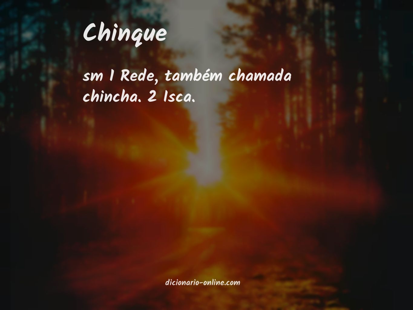 Significado de chinque