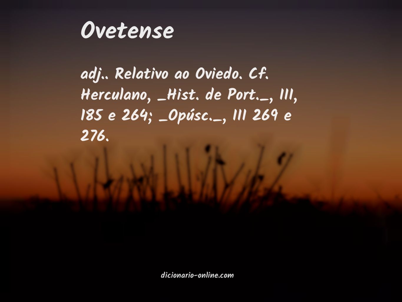 Significado de ovetense