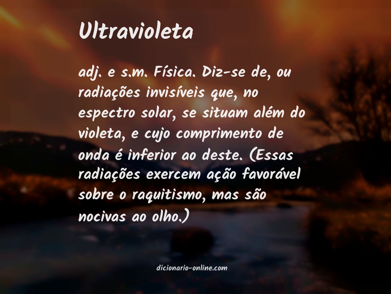 Significado de ultravioleta