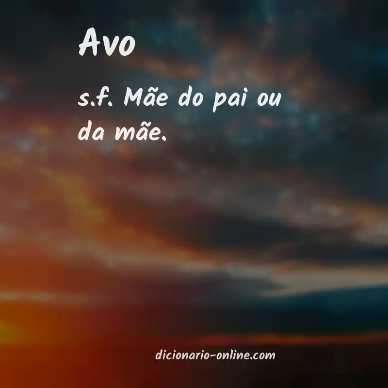 Significado de avo