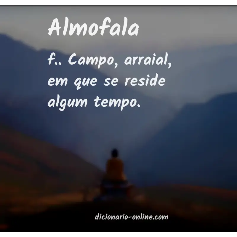 Significado de almofala