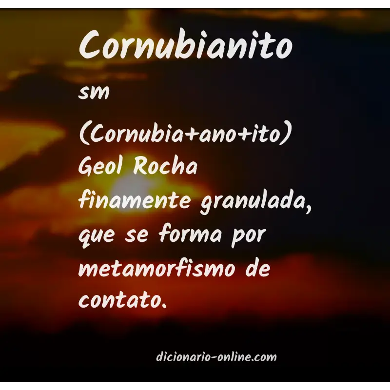 Significado de cornubianito