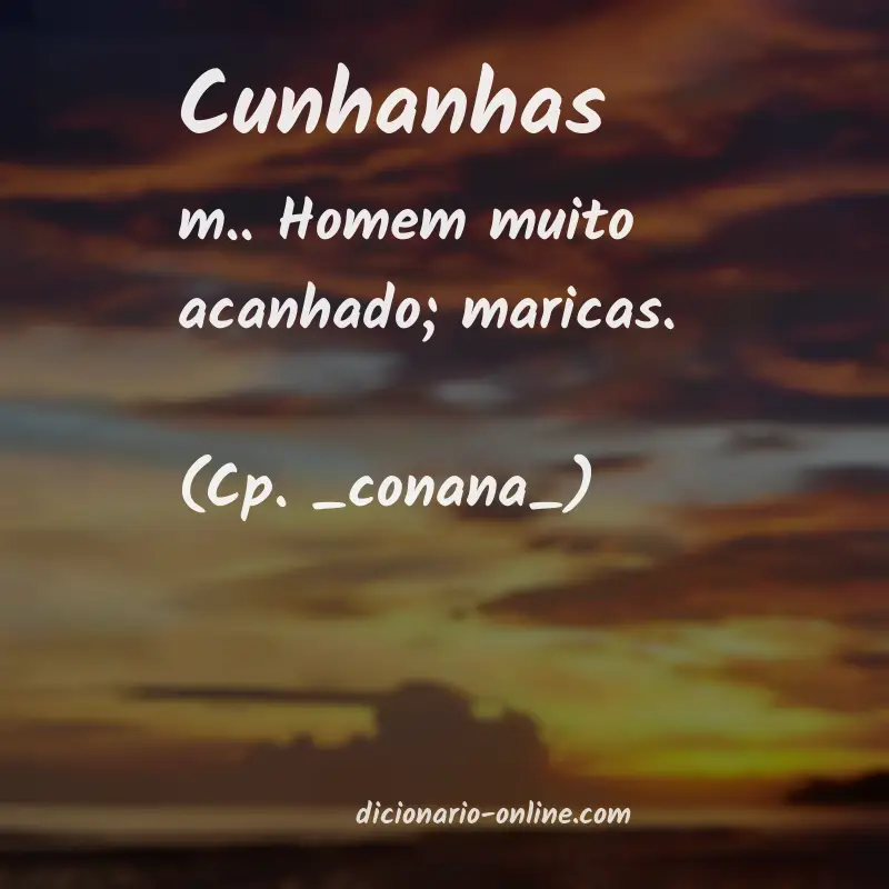 Significado de cunhanhas
