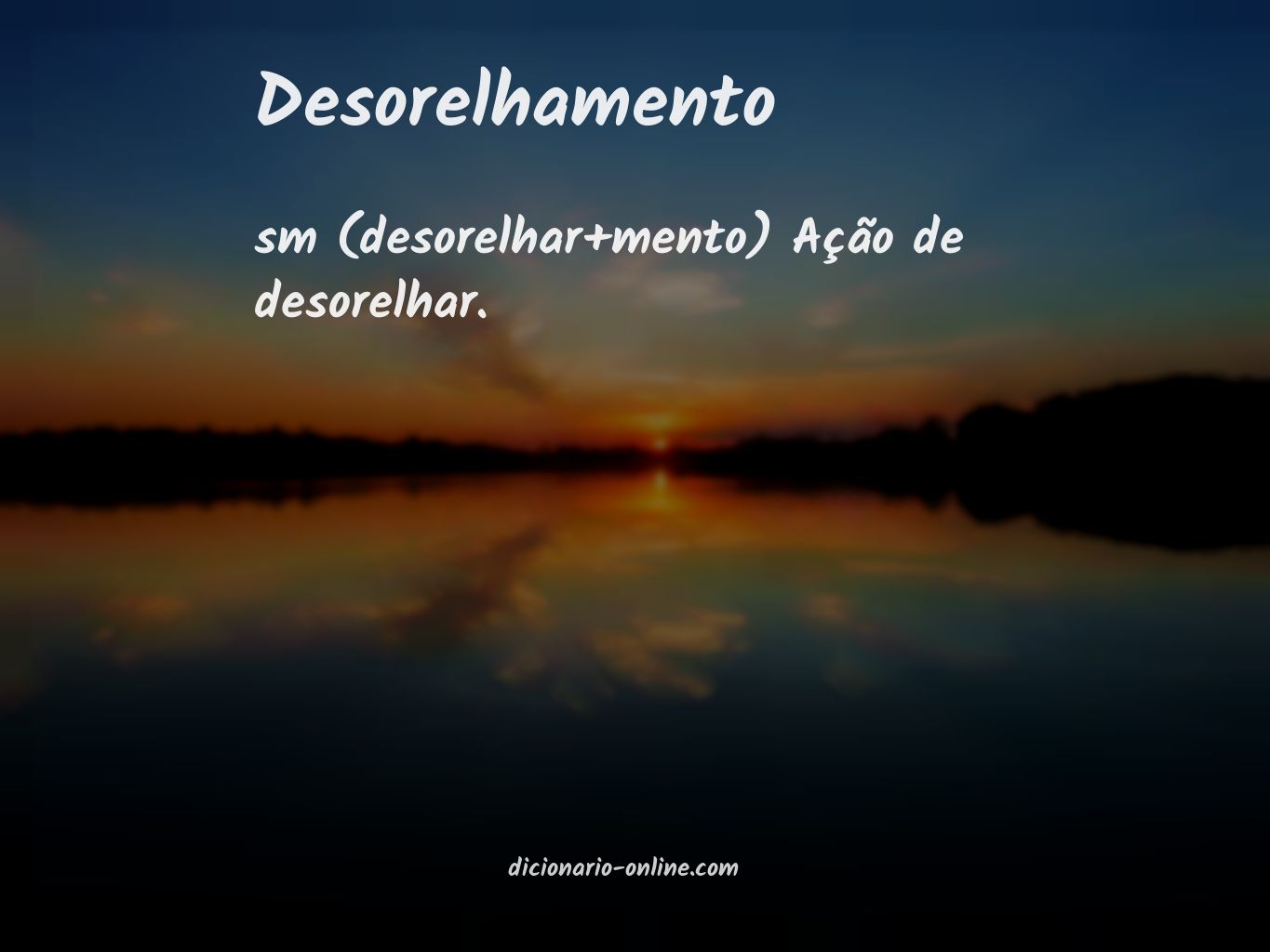 Significado de desorelhamento