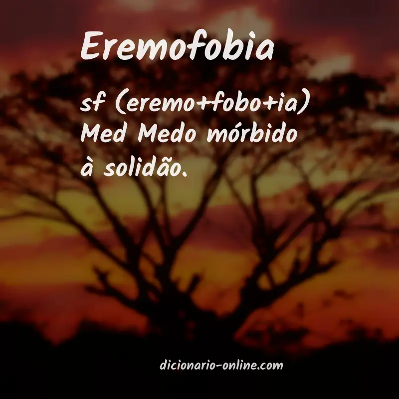 Significado de eremofobia
