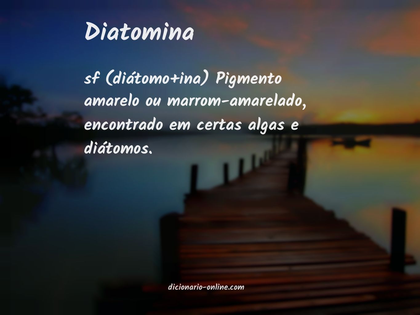 Significado de diatomina