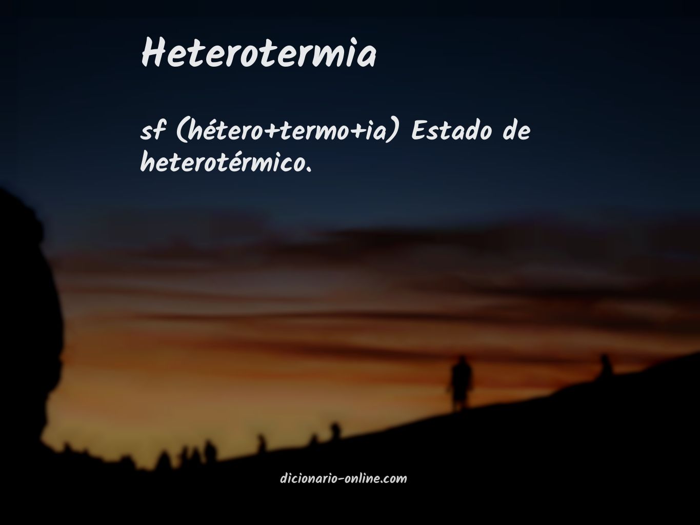 Significado de heterotermia