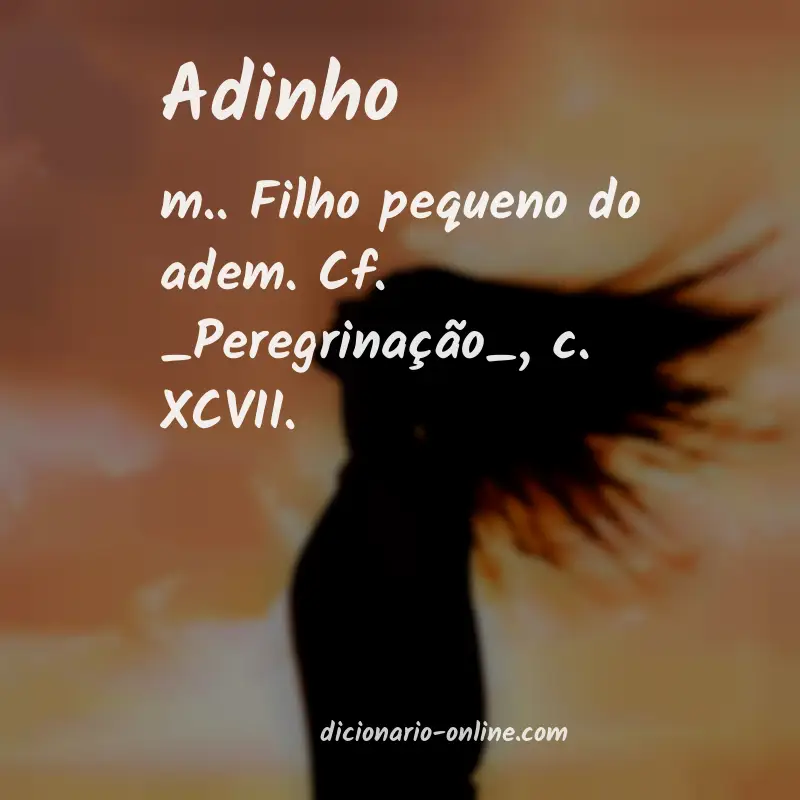 Significado de adinho