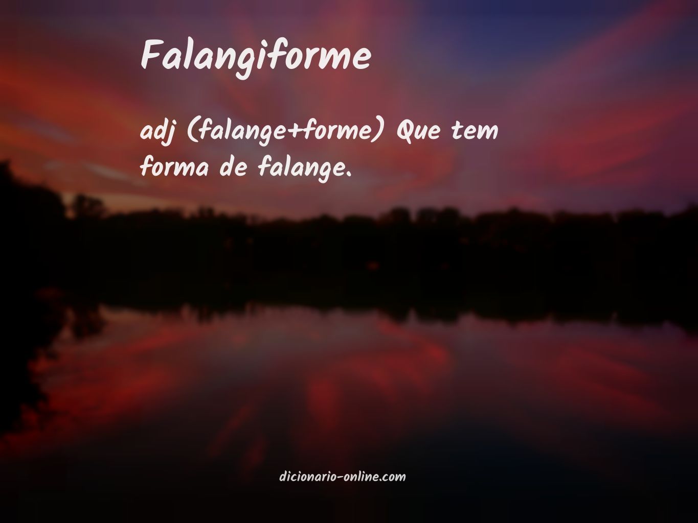 Significado de falangiforme