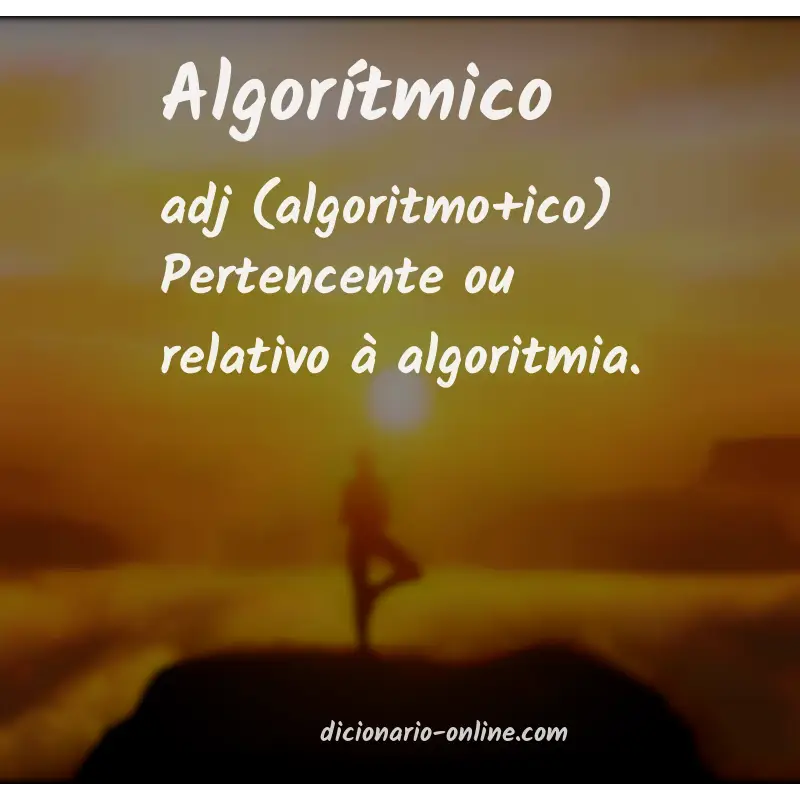 Significado de algorítmico