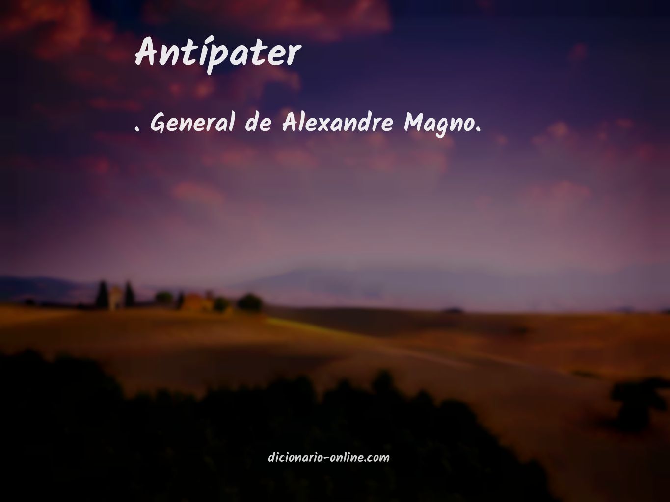 Significado de antípater