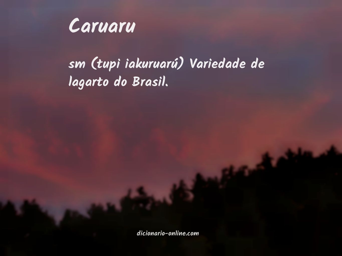 Significado de caruaru