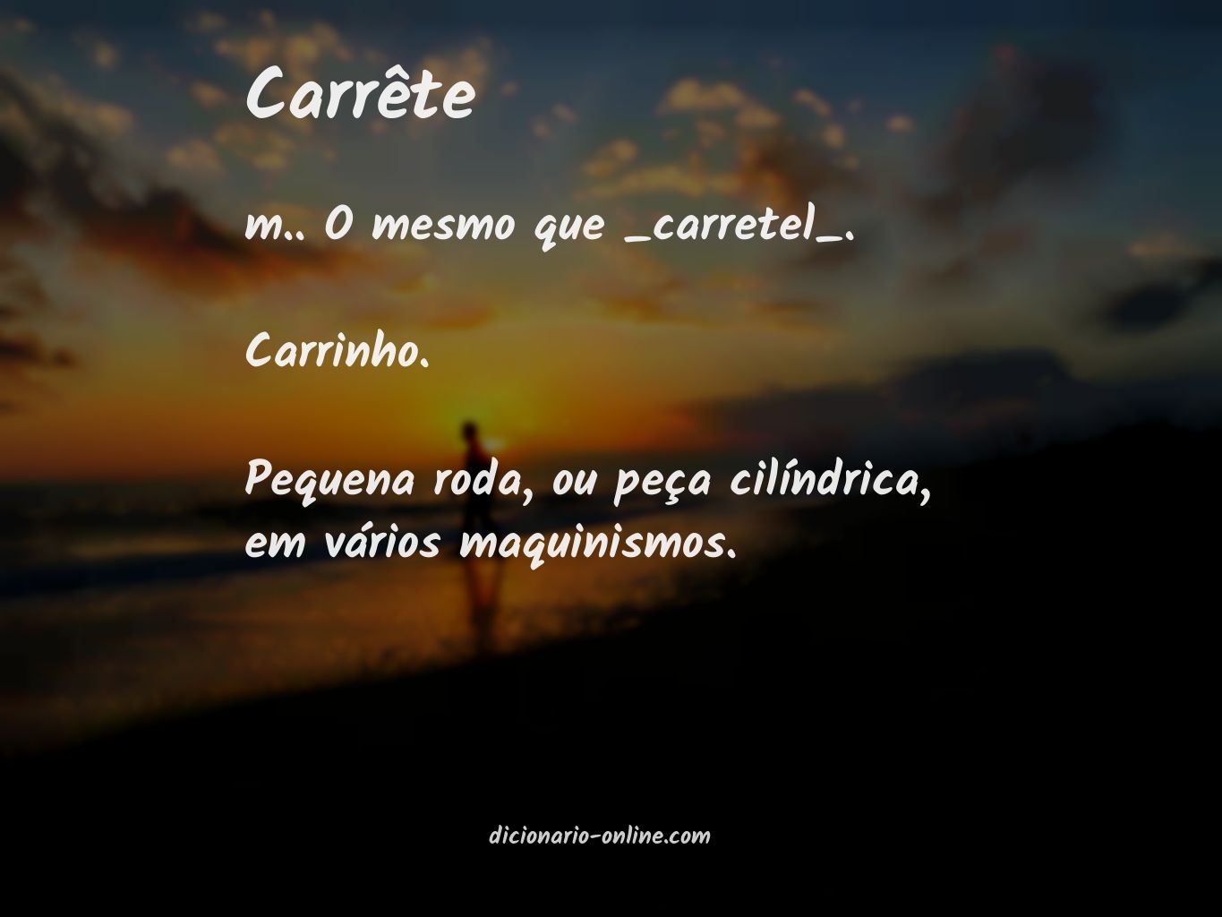 Significado de carrête