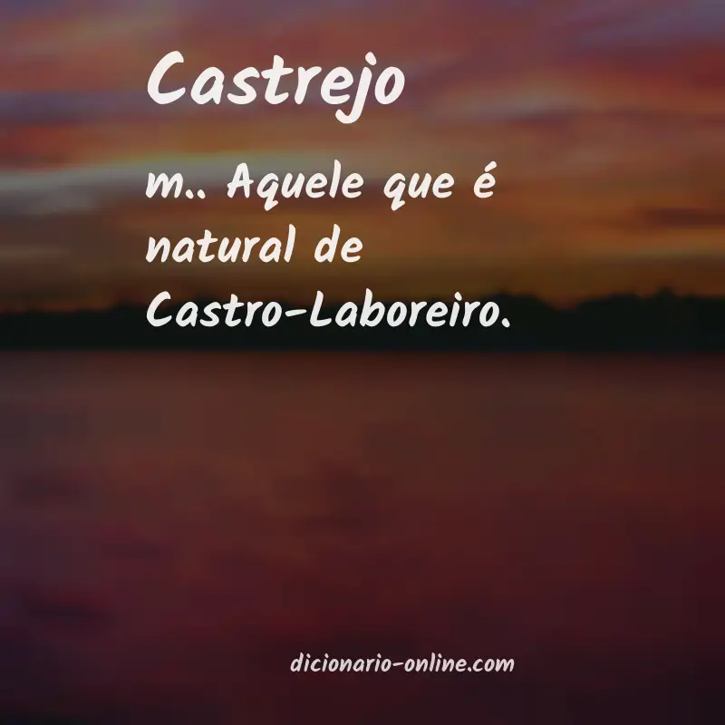 Significado de castrejo