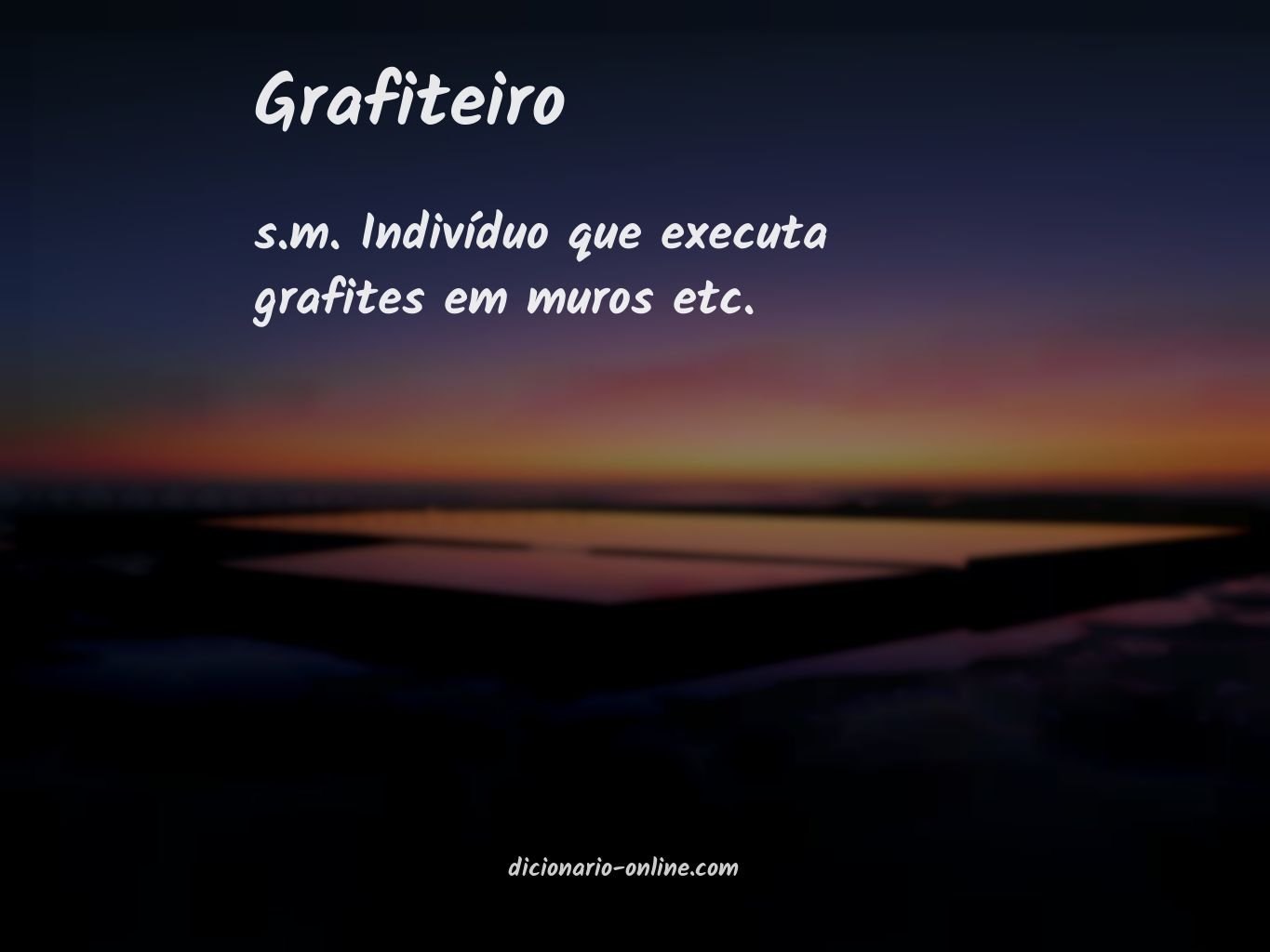 Significado de grafiteiro