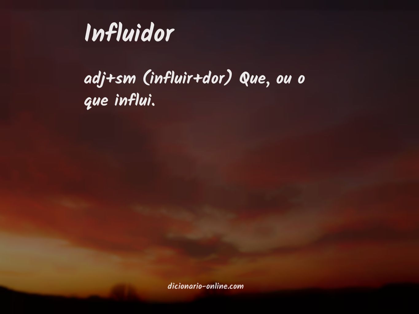 Significado de influidor